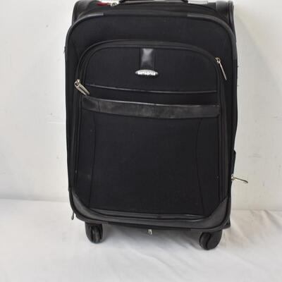 Samsonite Black Carry on Wheeled Suit Case - Good Condition