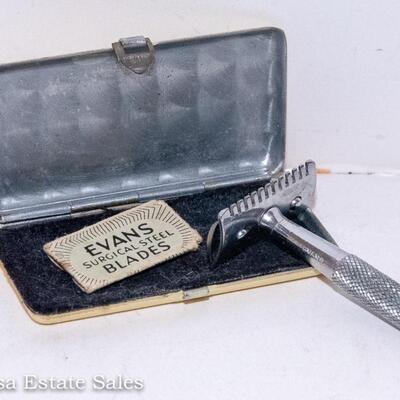 Vintage Evans Miniature Travel Razor