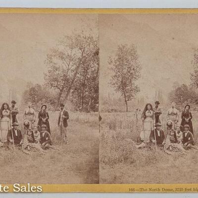 ANTHONY STEREOVIEW - GLORIES OF THE YOSEMITE CALIFORNIA