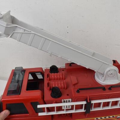 Tonka Truck Fire Dept. Fire Truck, Plastic Hasbro 1999