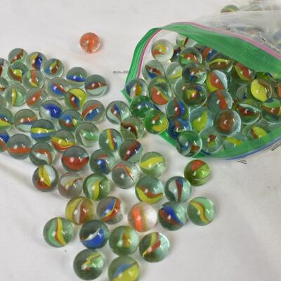 Bag of Approximately 160 Marbles