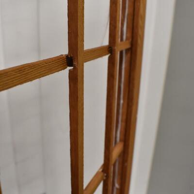 3 Part Room Divider, Wood, No Screen