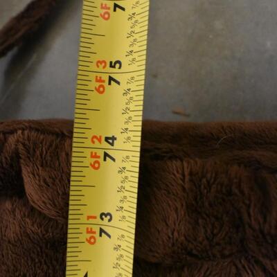 Brown Bedroll, 74" x 28"