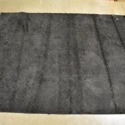 Black Area Rug, Maples Rugs, 6 ft. x 7 ft.