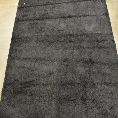 Black Area Rug, Maples Rugs, 6 ft. x 7 ft.