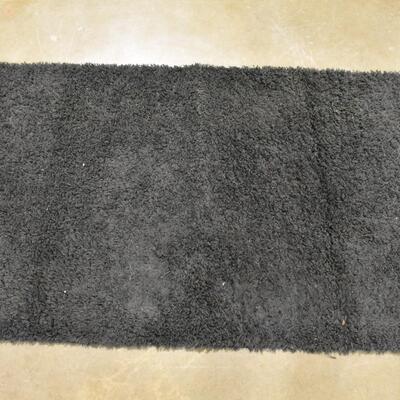 Black Area Rug, 3 ft. x 5 ft.