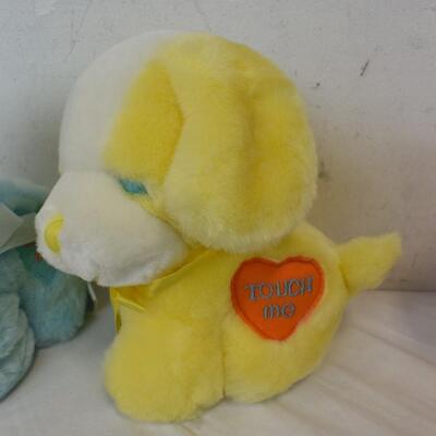 3 Stuffed Animals, Vintage, C S INT'L INC