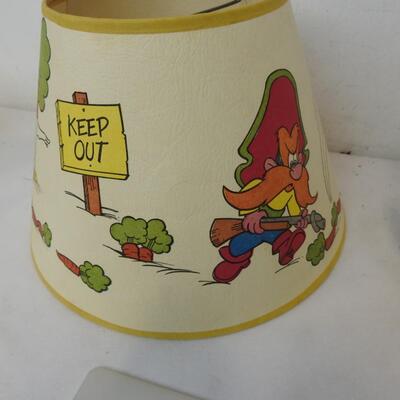 Bugs Bunny & Yosemite Same Character Lamp. Works, Vintage