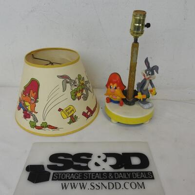 Bugs Bunny & Yosemite Same Character Lamp. Works, Vintage