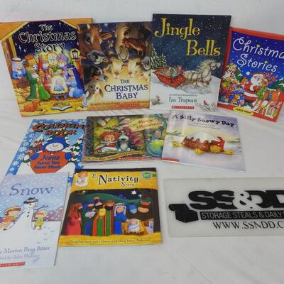 9 Christmas/Winter/Religious Books: The Nativity Story -to- The Christmas Story