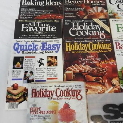 13 Better Homes & Gardens Recipe Magazines 1977-1985 - Vintage