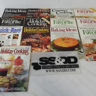 13 Better Homes & Gardens Recipe Magazines 1977-1985 - Vintage