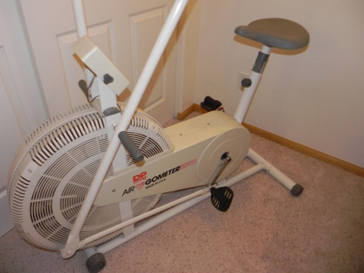 Dp airgometer exercise bike for sale discount