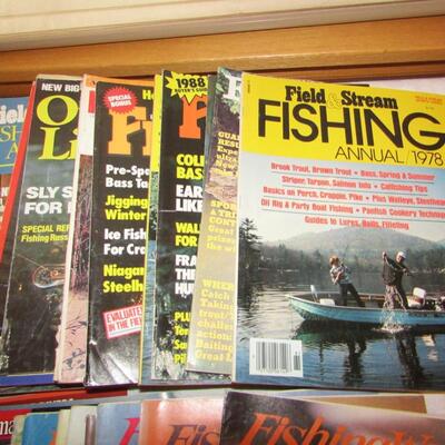 LOT 119  VARIETY OF FISHING MAGAZINES