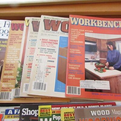 LOT 114  VARIETY OF WOODWORKING MAGAZINES
