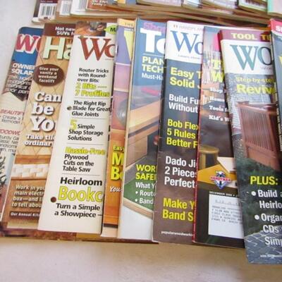 LOT 114  VARIETY OF WOODWORKING MAGAZINES
