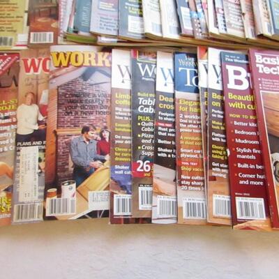 LOT 113  VARIETY OF WOODWORKING MAGAZINES