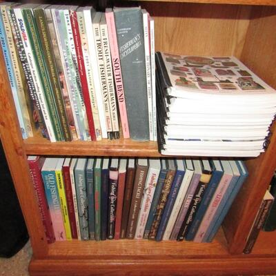 LOT 109  VARIETY OF BOOKS MOSTLY PERTAINING TO COLLECTIBLE FISHING ITEMS
