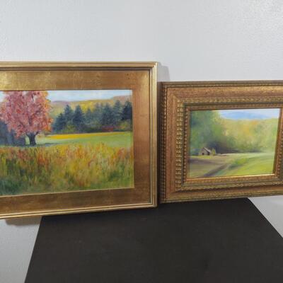 2 Paintings, One signed