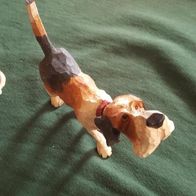 Set of Tom Wolfe Carved Pack O' Dogs - #2