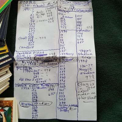 Stack of Baseball Cards