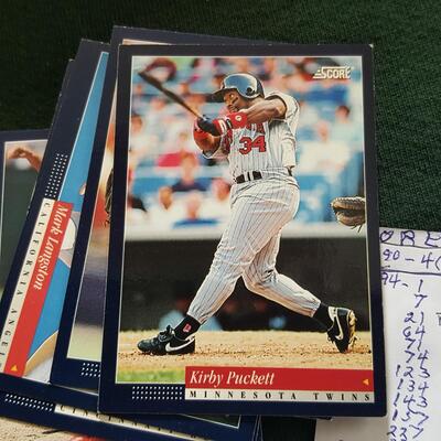 Stack of Baseball Cards