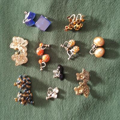 Bag of Vintage Earrings