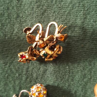 Bag of Vintage Earrings