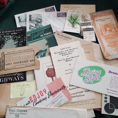 Mishmash Bag of Kentucky Ephemera