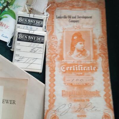 Mishmash Bag of Kentucky Ephemera