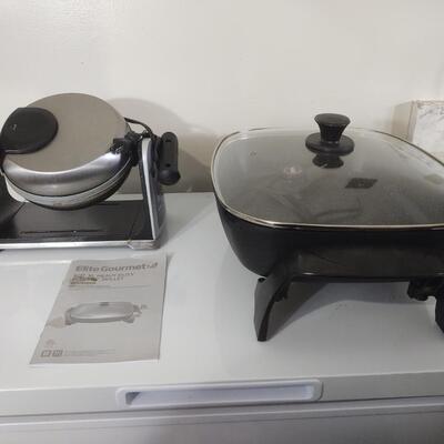 Waffle Iron & Electric Skillet