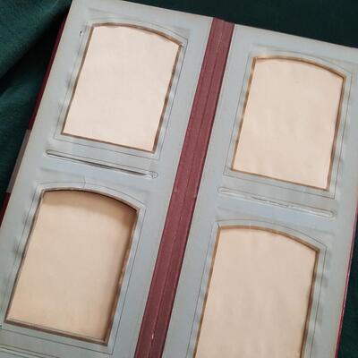 Victorian Era Photo Card Album