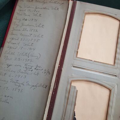 Victorian Era Photo Card Album