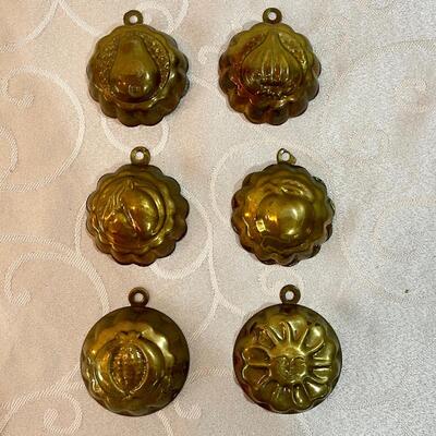 Vintage Brass Cake Molds