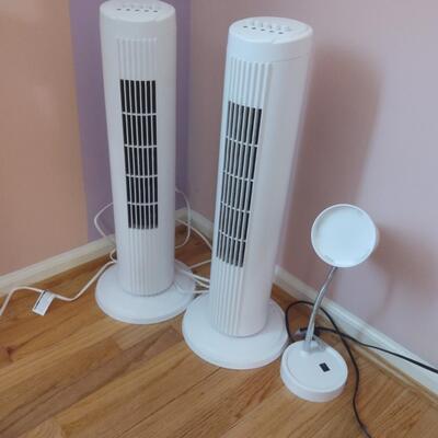 2 Fans and Small Lamp