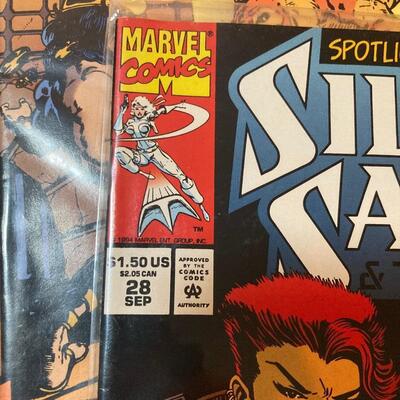 Vintage Comic Lot 3 piece with Conan and Silver Sable