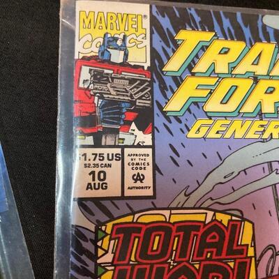MARVEL Comics Lot of 3 with Transformers and more...