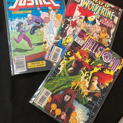 Marvel Comic Lot of 3 with Wolverine and Hellstorm