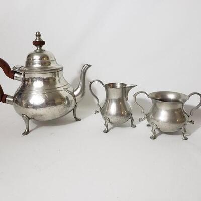 57A Pewter Tea Set