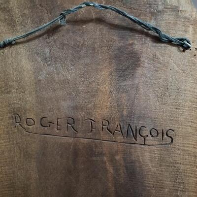 68A Roger Francois Hand Carving = Mother with Child
