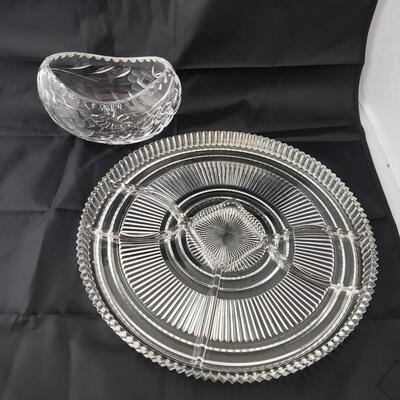 71B Divided Relish Tray and Candy Dish