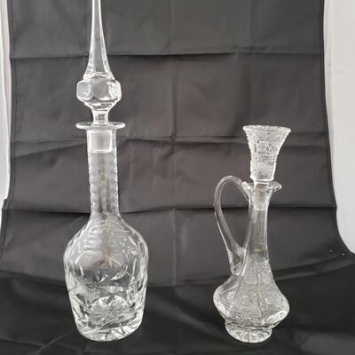 67A Decanter & Oil/Vinegar Bottle