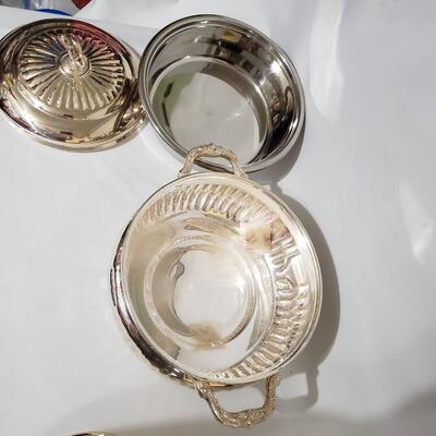 64A Two Covered Serving Bowls