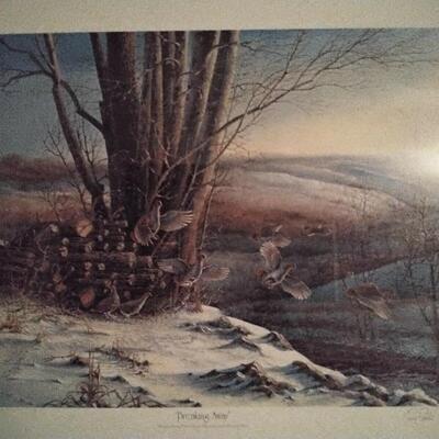 Terry Redlin Breaking Away Signed and Numbered 344/960