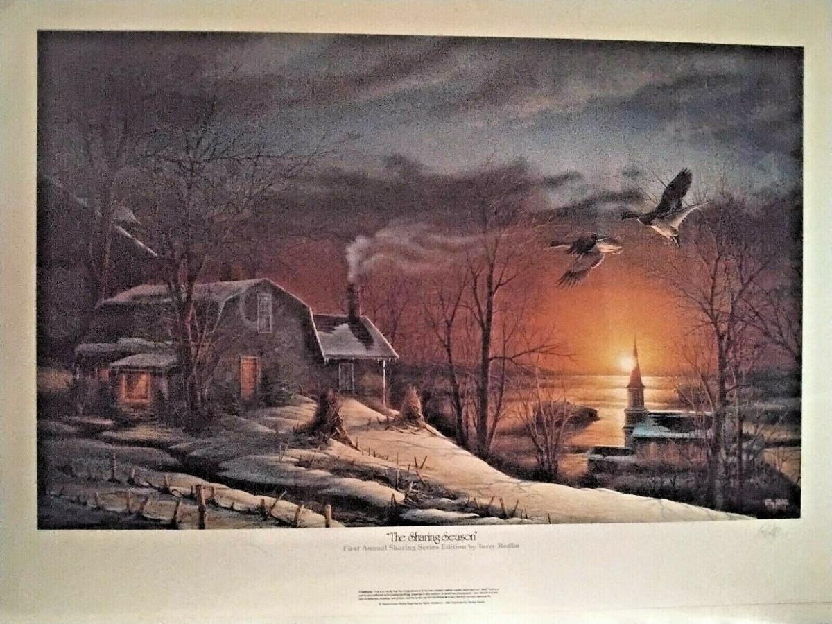 Terry redlin Sharing Season 1 Signed
