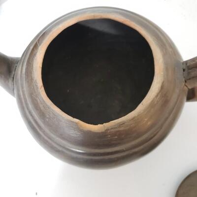 38A Two Haitian Pottery Teapots