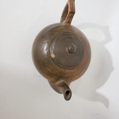 38A Two Haitian Pottery Teapots