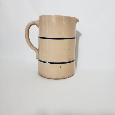 35A Large Pottery Pitcher