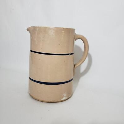 35A Large Pottery Pitcher