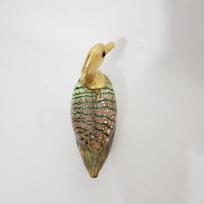 31A Art Glass Duck